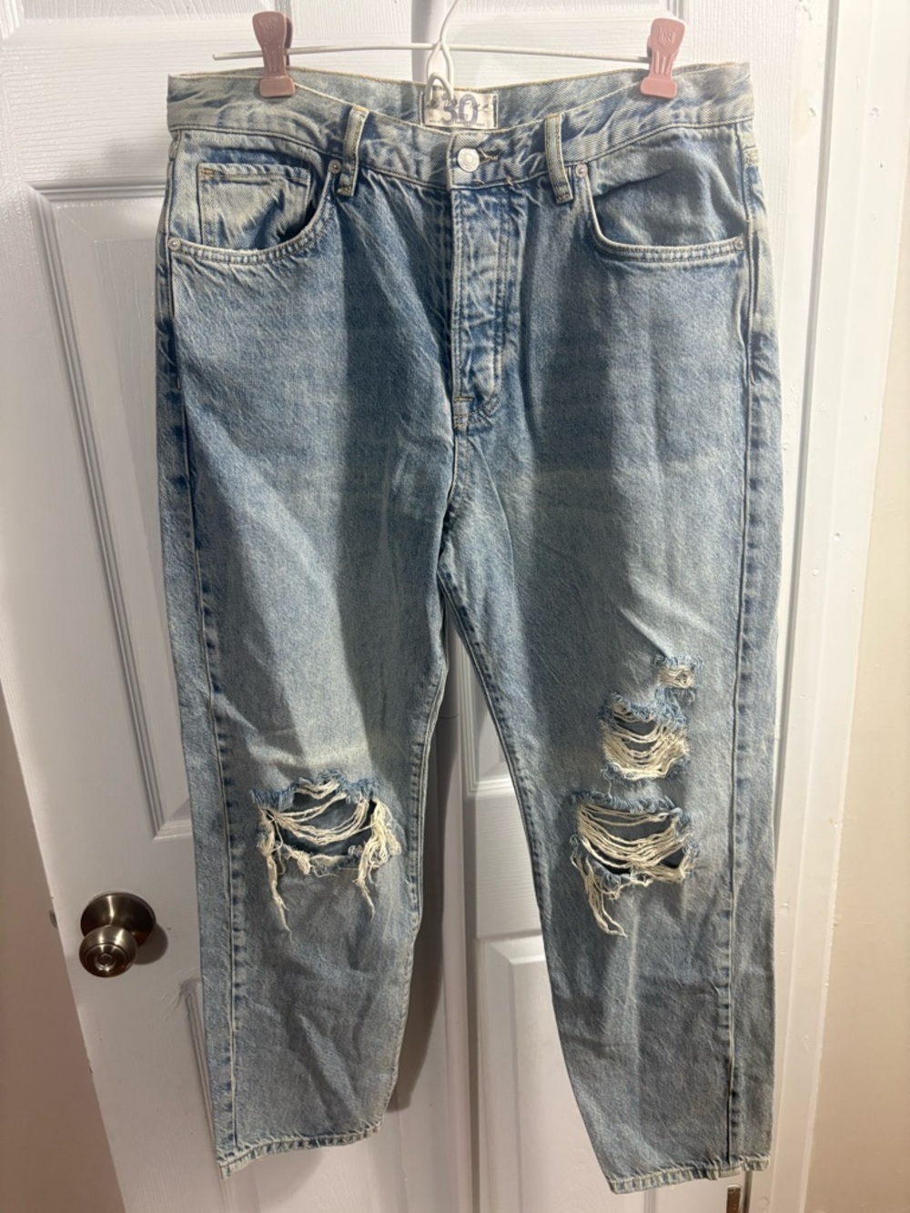 We The Free Light Wash Denim Jeans